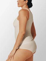 Seamless Stretch Cotton Shelf Tank Top