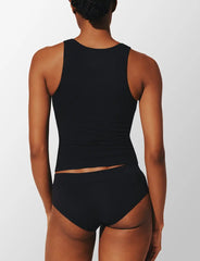Seamless Stretch Cotton Shelf Tank Top
