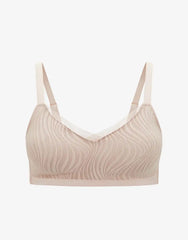 24/7® Classic Smooth Lace Wireless Minimizer Bra