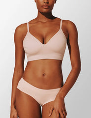 Seamless Stretch Cotton Wireless Bra