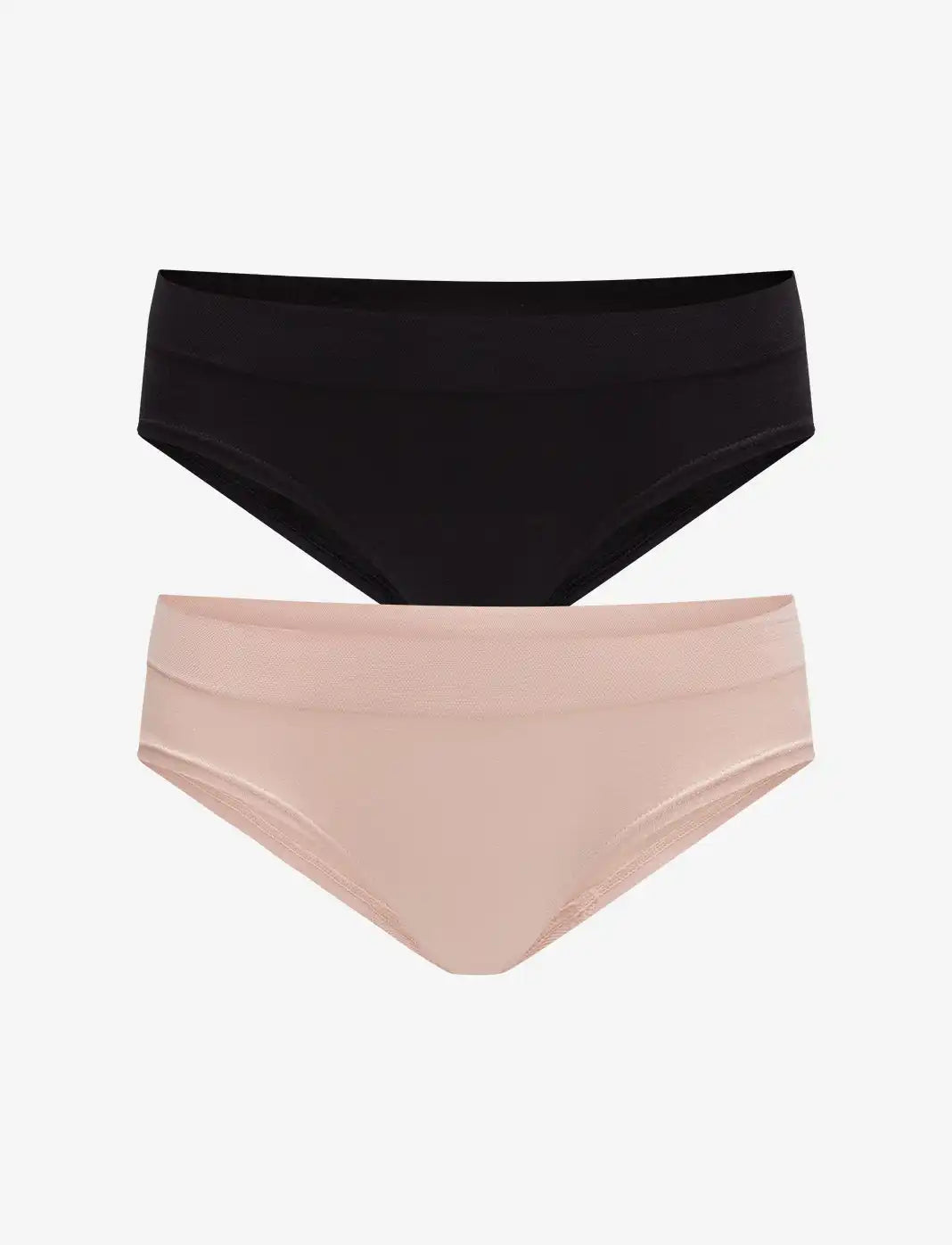 Seamless Stretch Cotton Hipster - 2 Pack