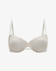 Rose Lace Unlined Demi Bra