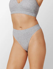 Seamless Stretch Cotton Thong - 2 Pack