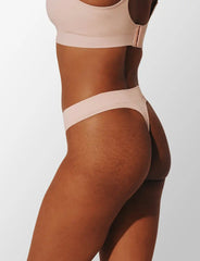 Seamless Stretch Cotton Thong