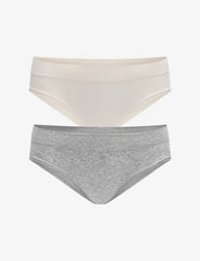 Seamless Stretch Cotton Hipster - 2 Pack