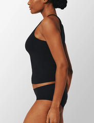 Seamless Stretch Cotton Shelf Tank Top