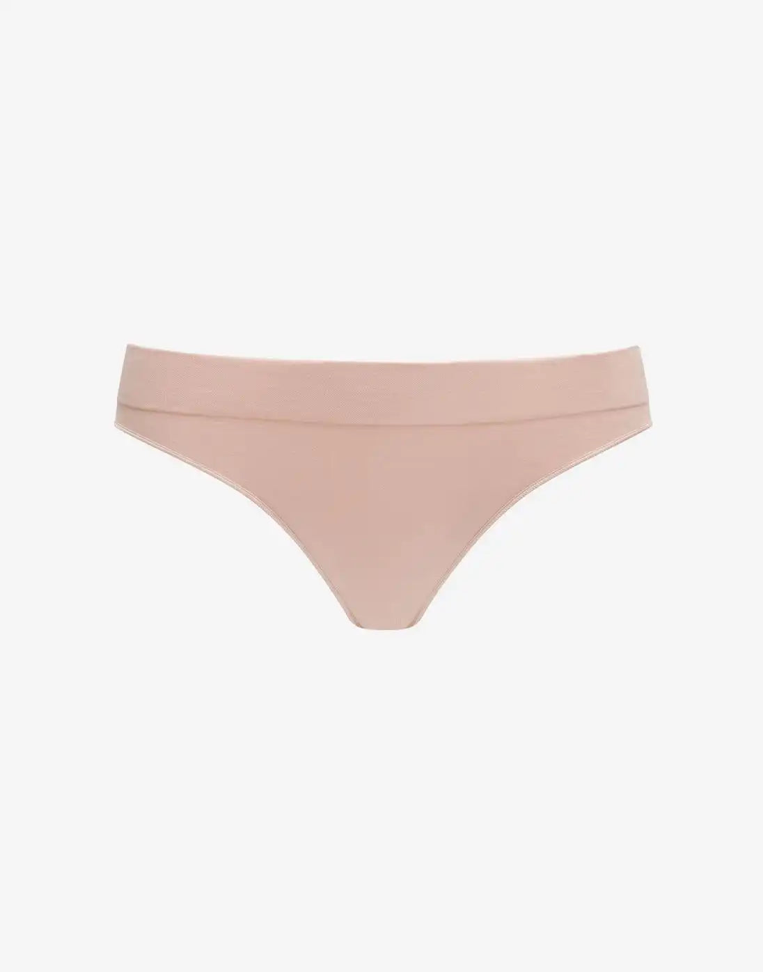 Seamless Stretch Cotton Thong