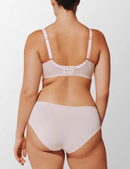 24/7® Classic Smooth Lace Wireless Minimizer Bra