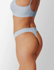 Seamless Stretch Cotton Thong